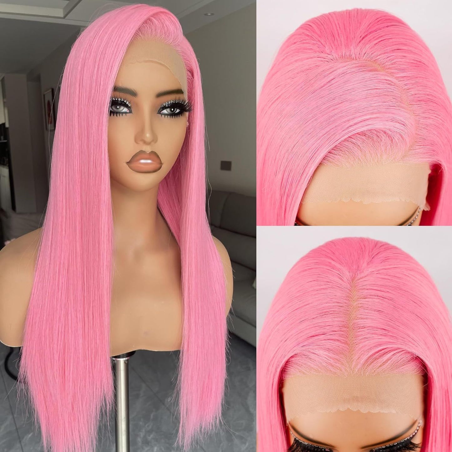 European And American Style Wig Women's Front Lace High Temperature