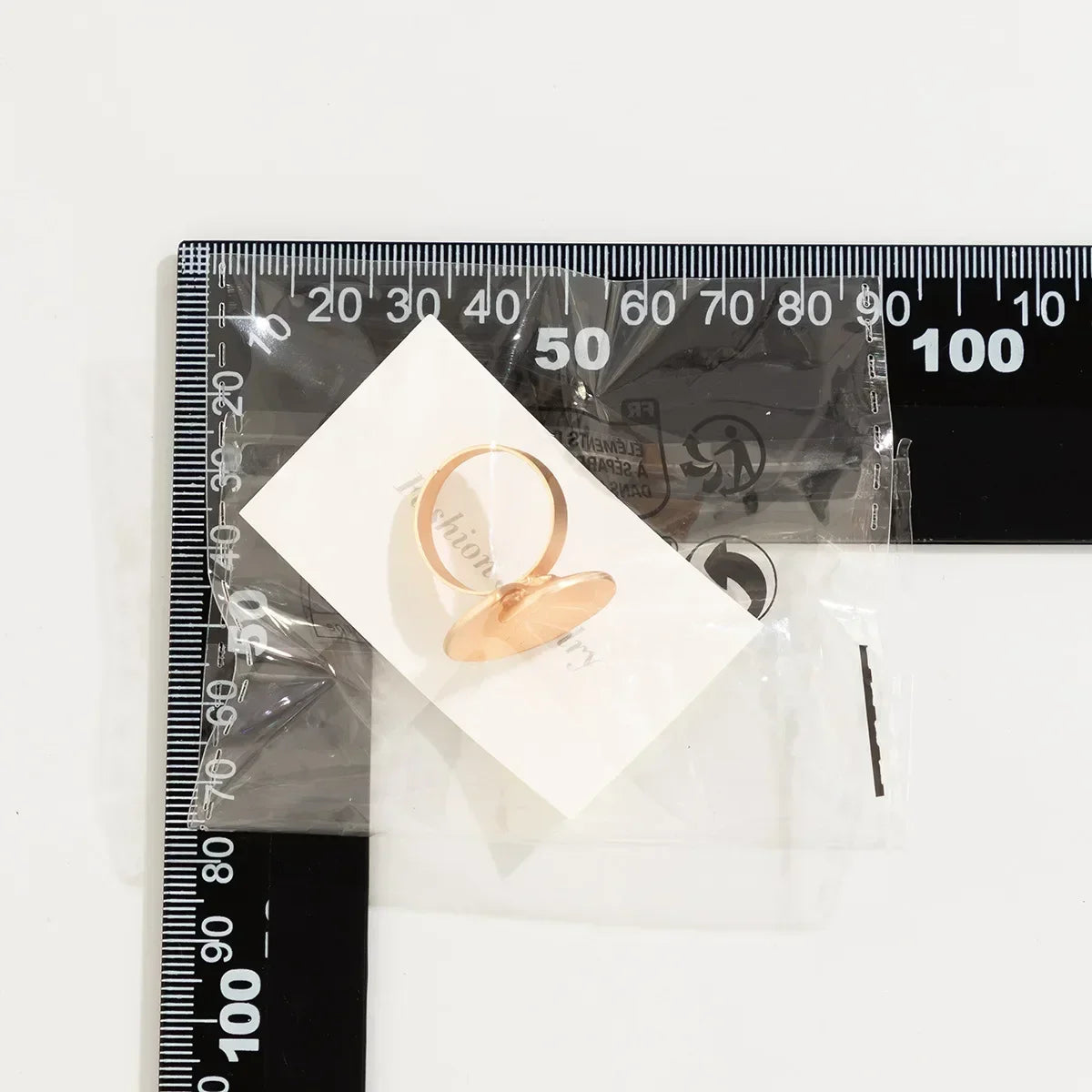 Irregular Chunky Big Geometric Gold Silver Color Rings for Women Men Personality Elastic Rope Connection Finger Rings