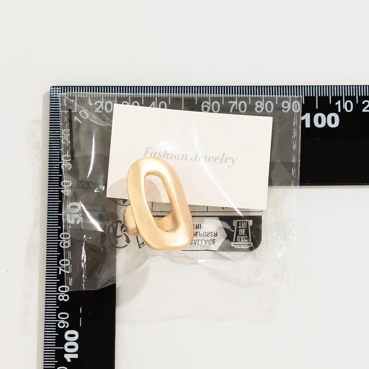 Irregular Chunky Big Geometric Gold Silver Color Rings for Women Men Personality Elastic Rope Connection Finger Rings