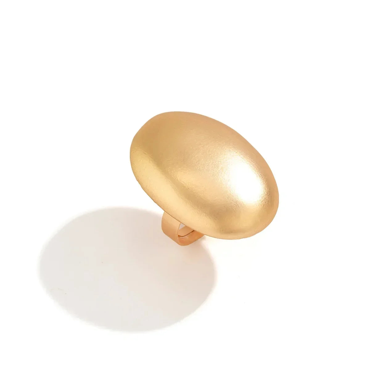 Irregular Chunky Big Geometric Gold Silver Color Rings for Women Men Personality Elastic Rope Connection Finger Rings