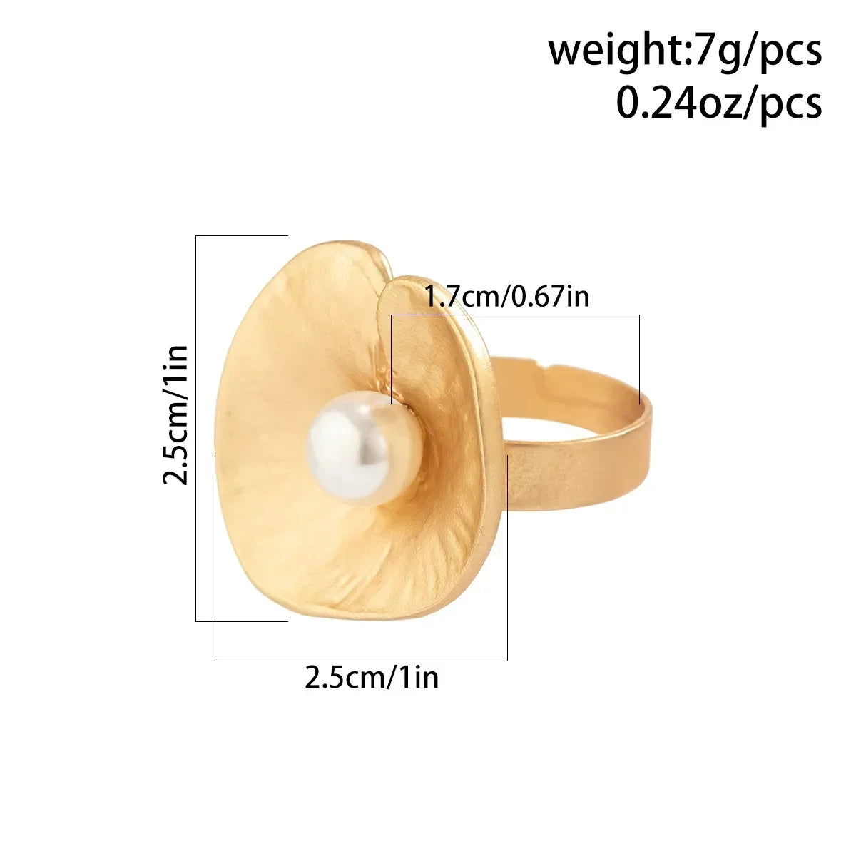 Irregular Chunky Big Geometric Gold Silver Color Rings for Women Men Personality Elastic Rope Connection Finger Rings