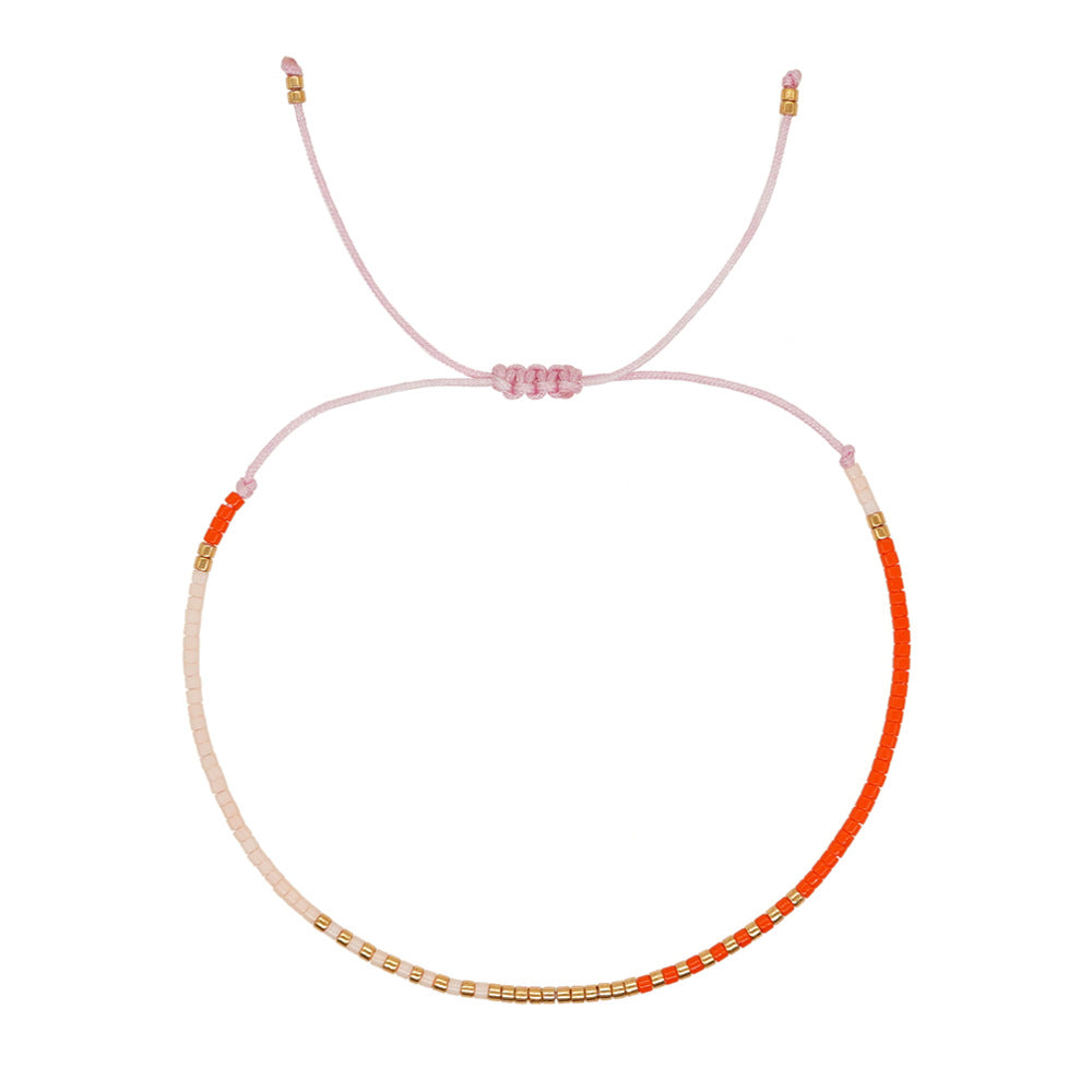 Bohemian Style Colorful Bead Bracelet For Girls